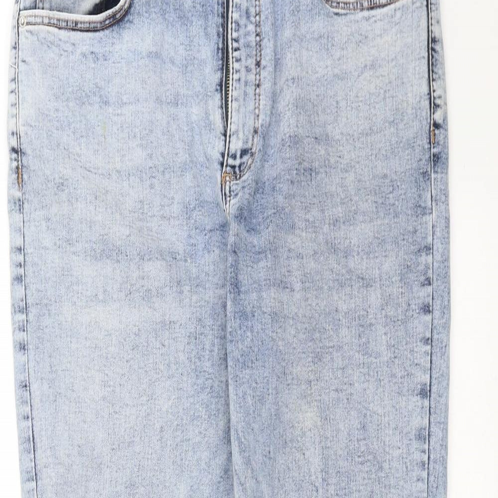 Primark Womens Blue  Denim Skinny Jeans Size 14 L29 in