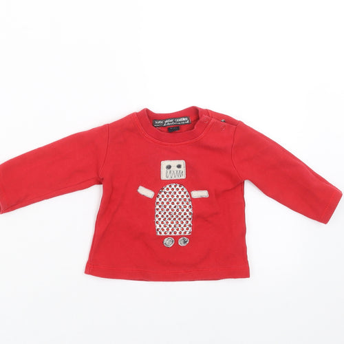 BabyBugz Girls Red   Pullover Jumper Size 3-6 Months