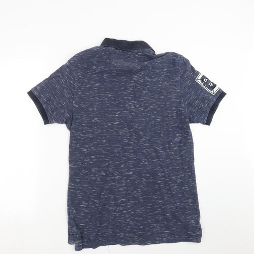 Duffer of St. George Mens Blue    Polo Size S