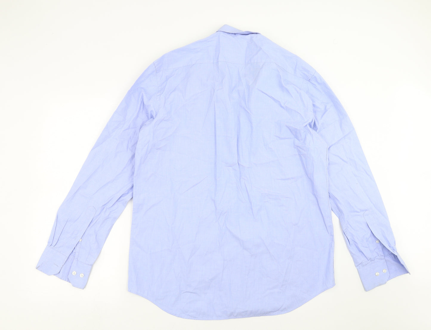 Marks and Spencer Mens Blue    Dress Shirt Size 17