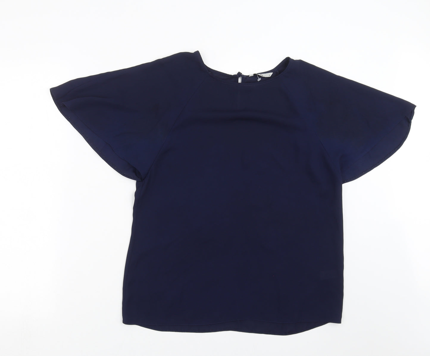 TU Womens Blue   Basic Blouse Size 12