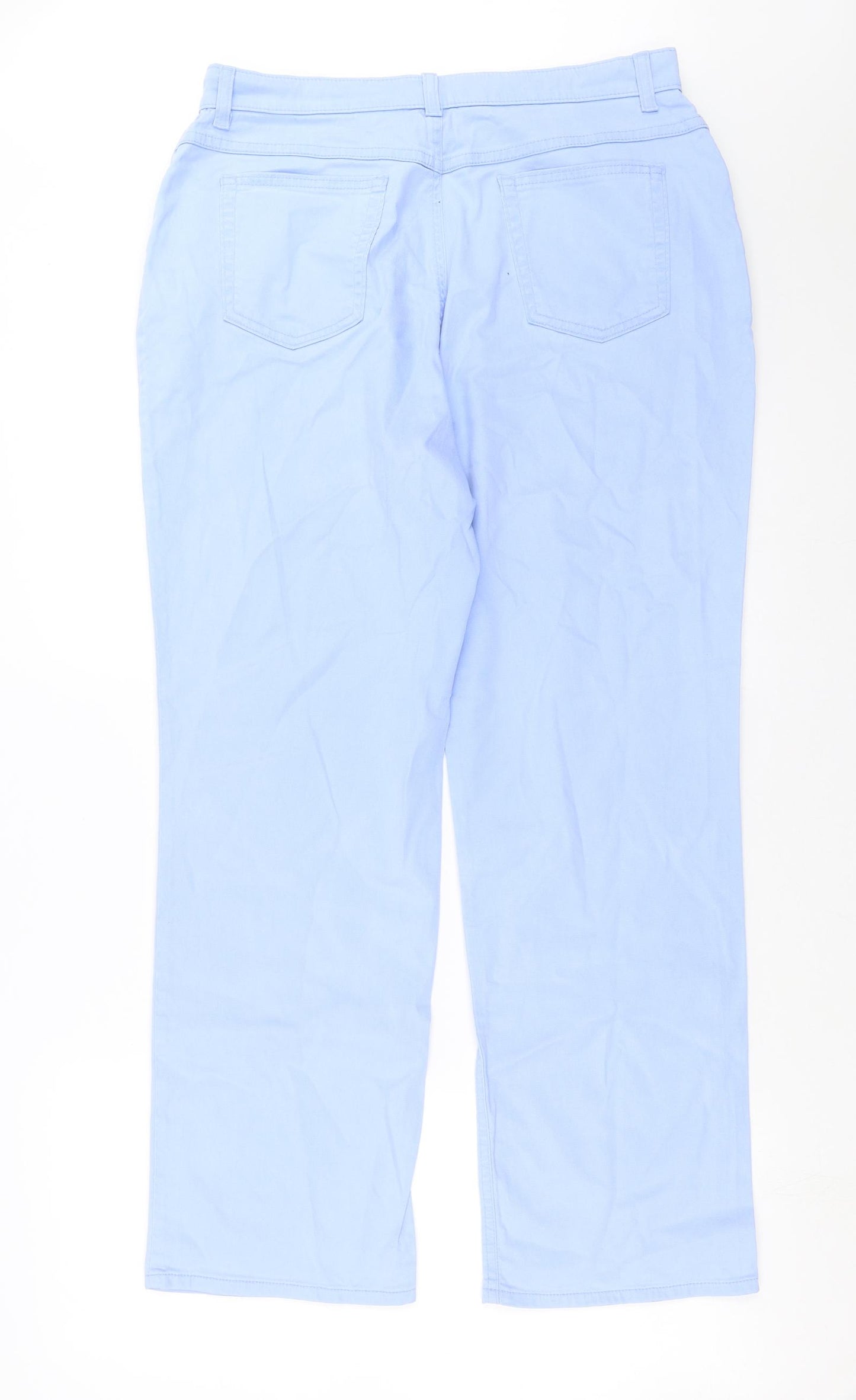 Marks and Spencer Womens Blue   Trousers  Size 16 L29 in