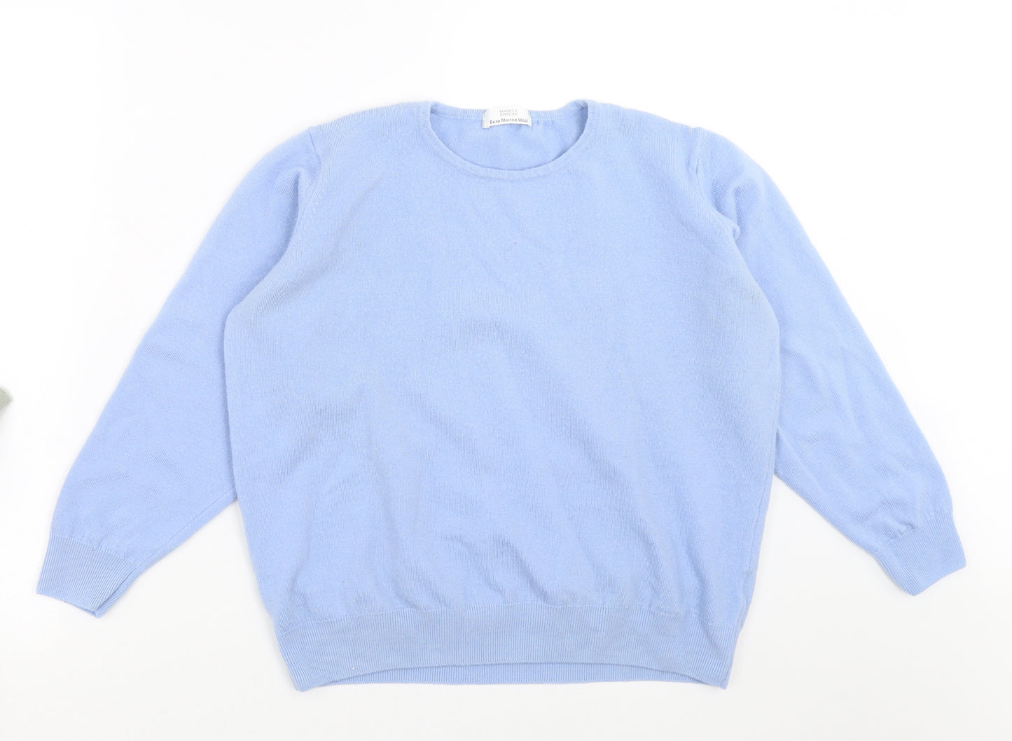 Marks and Spencer Womens Blue   Pullover Jumper Size 16