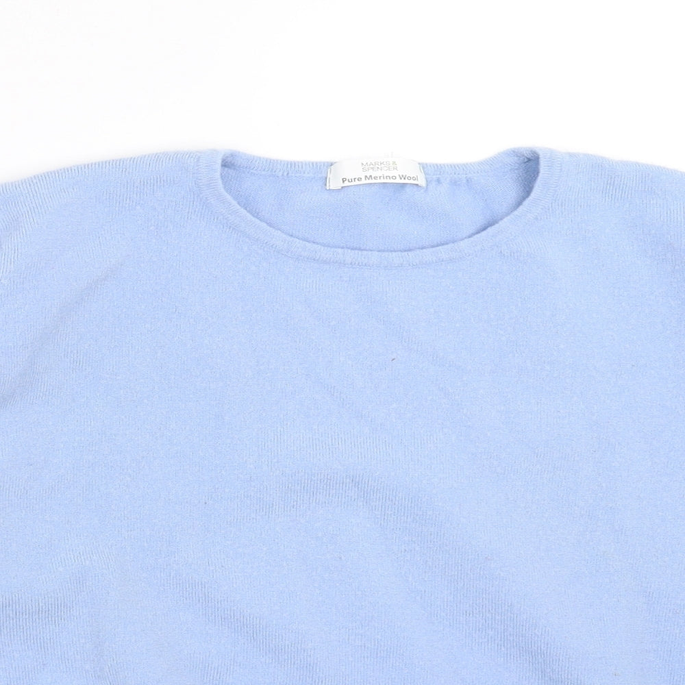 Marks and Spencer Womens Blue   Pullover Jumper Size 16