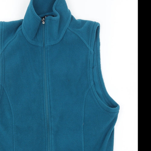 Lands End Womens Blue   Vest Jumper Size S