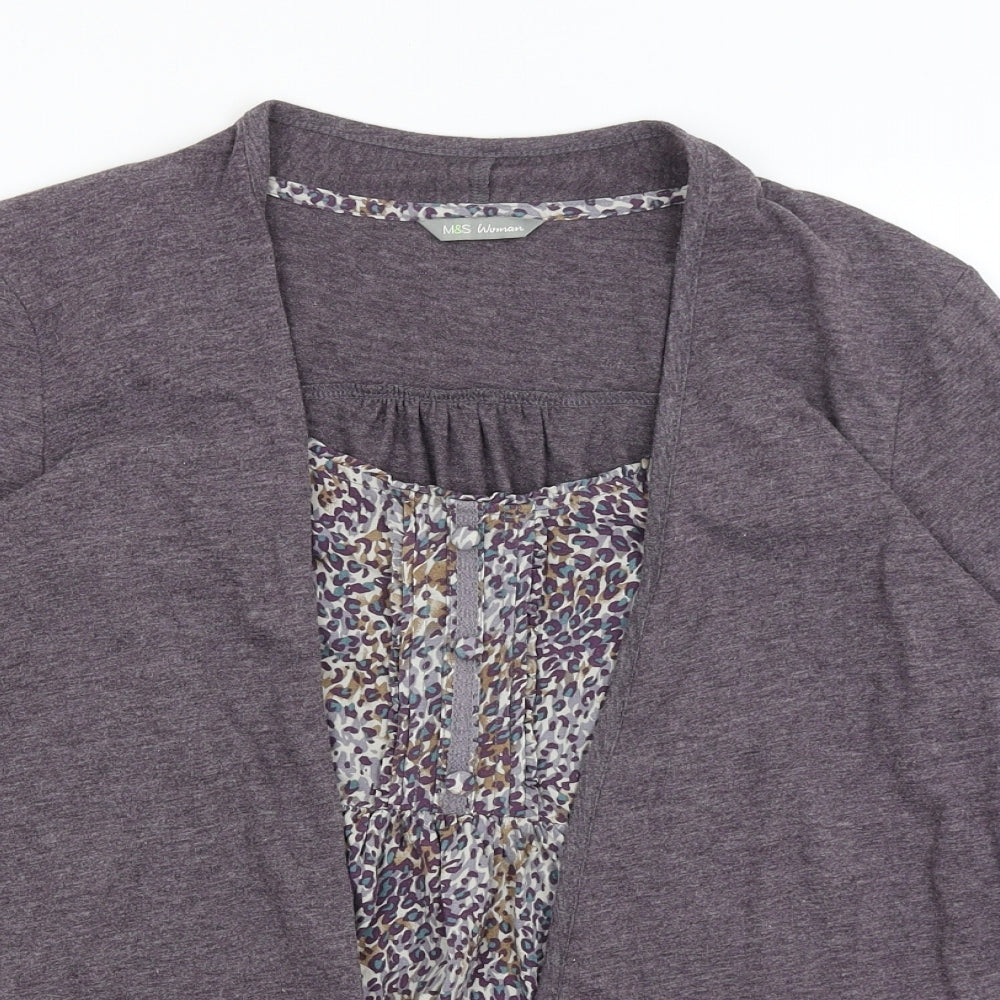 M&S Womens Purple   Pullover Jumper Size 18