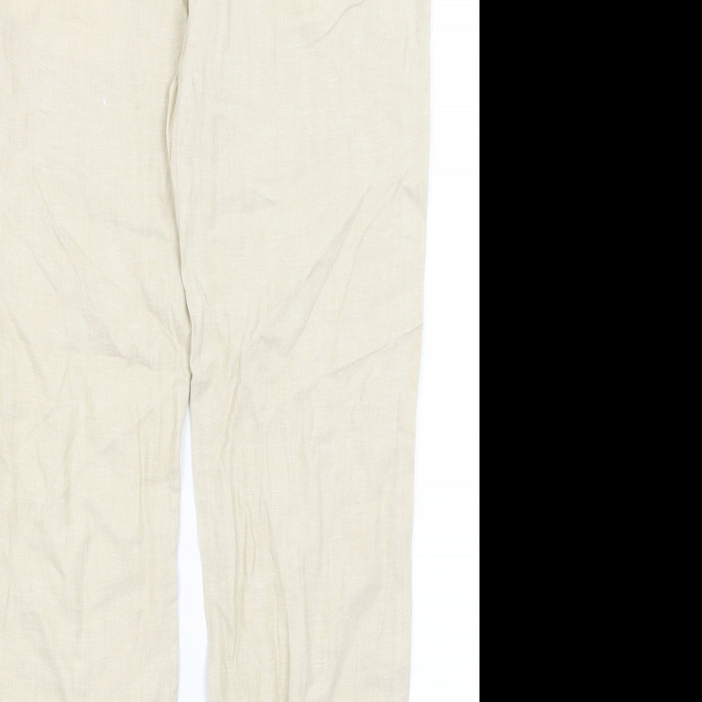 Pierre Cardin Mens Beige   Trousers  Size 32 in L27 in