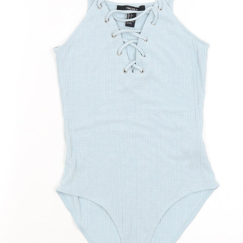 FOREVER 21 Womens Blue   Bodysuit One-Piece Size S
