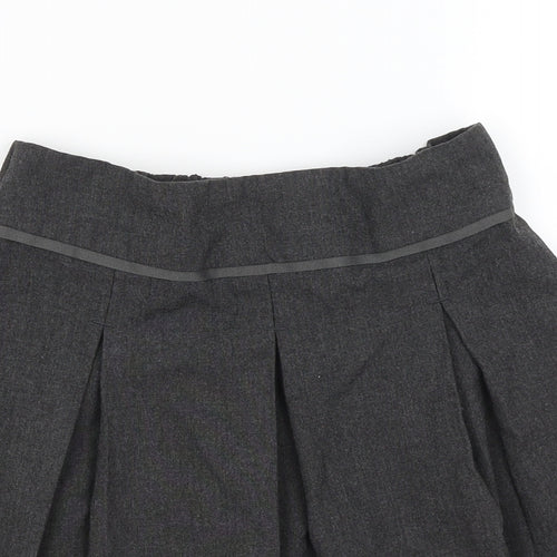 TU Girls Grey   Pleated Skirt Size 9 Years