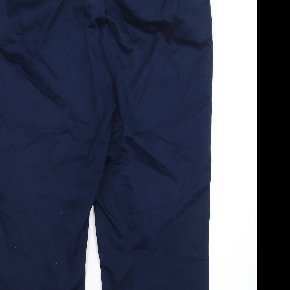 TU Womens Blue   Cropped Trousers Size 14 L22 in