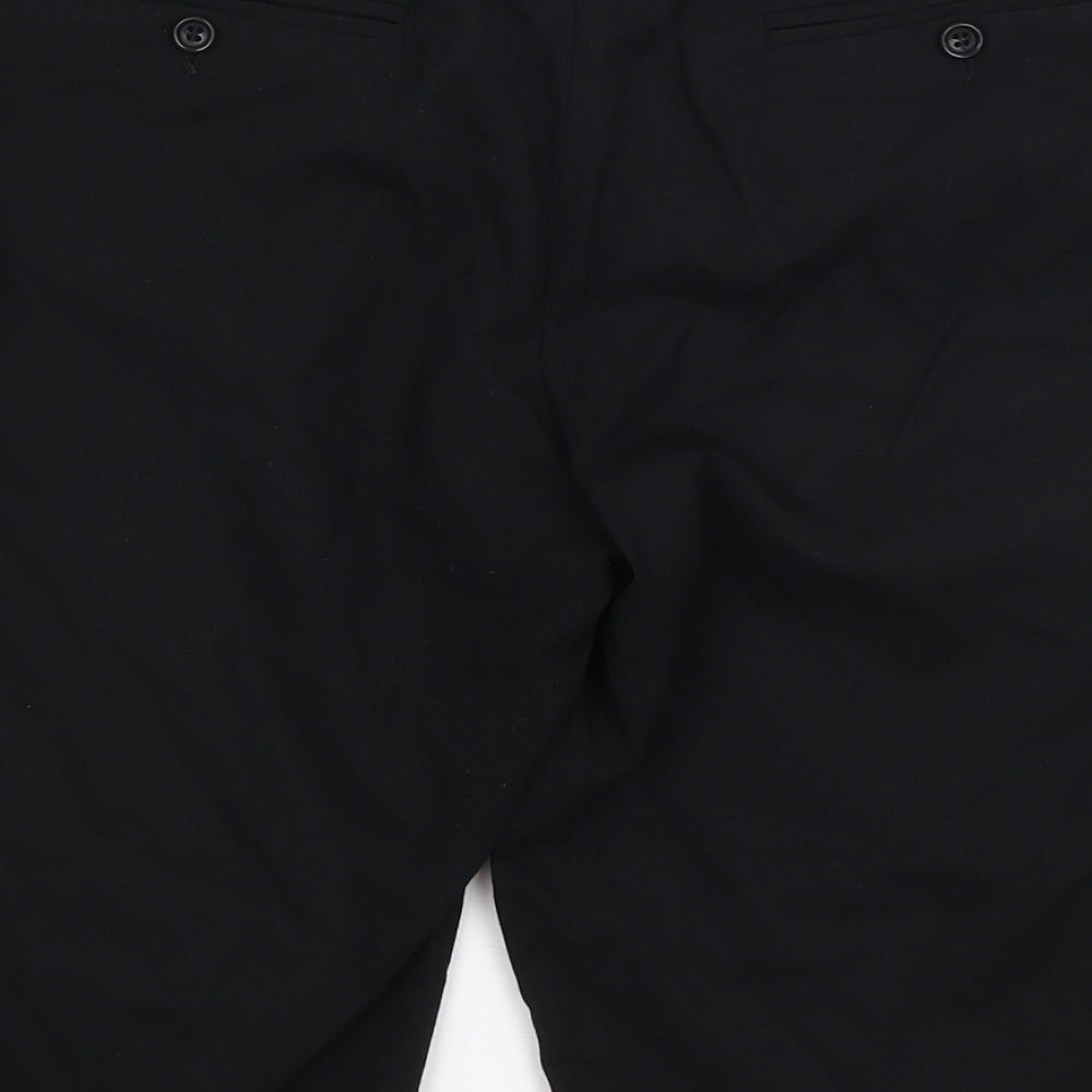 M&S Womens Black   Chino Shorts Size 16