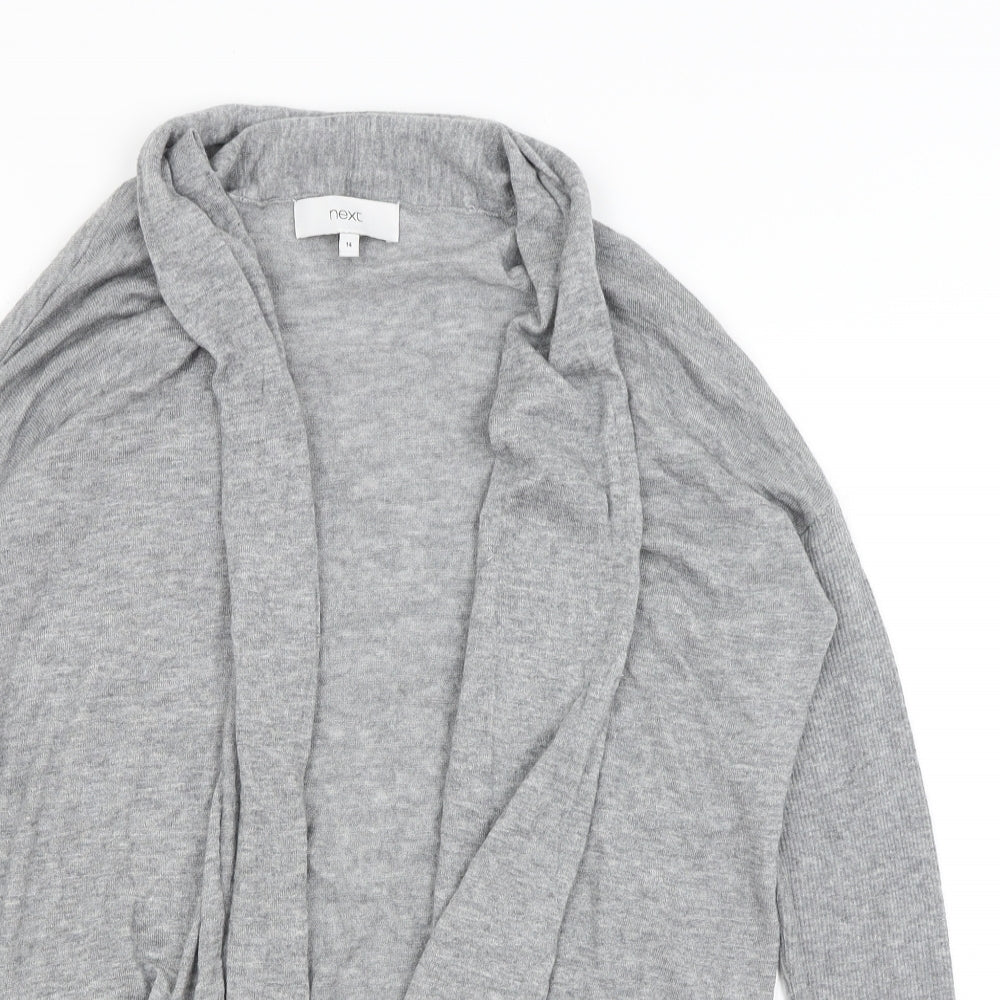 NEXT Womens Grey   Cardigan Jumper Size 14