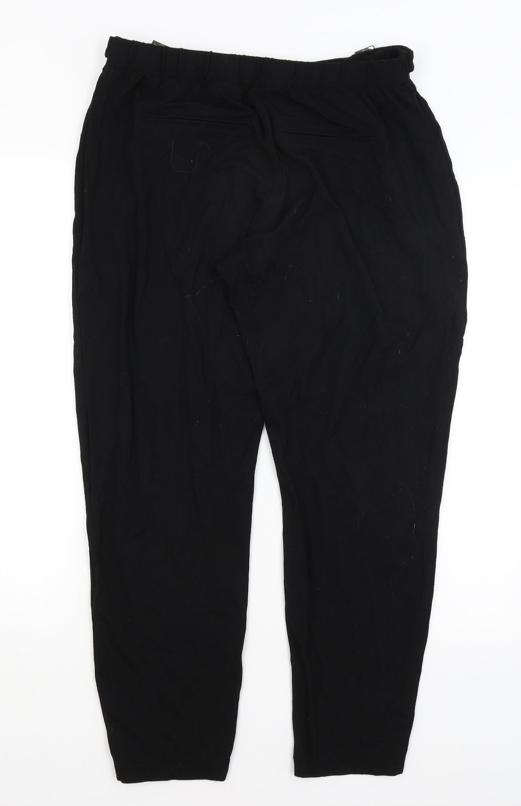 NEXT Womens Black   Jogger Trousers Size 14 L26 in