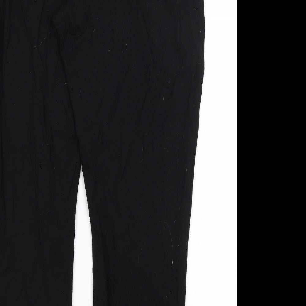 NEXT Womens Black   Jogger Trousers Size 14 L26 in