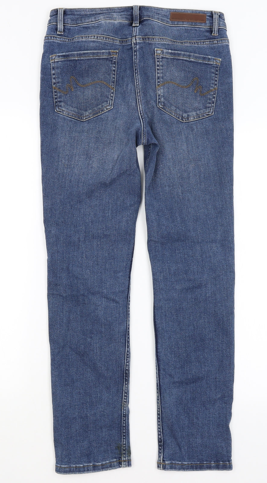 NEXT Womens Blue   Straight Jeans Size 10 L27 in
