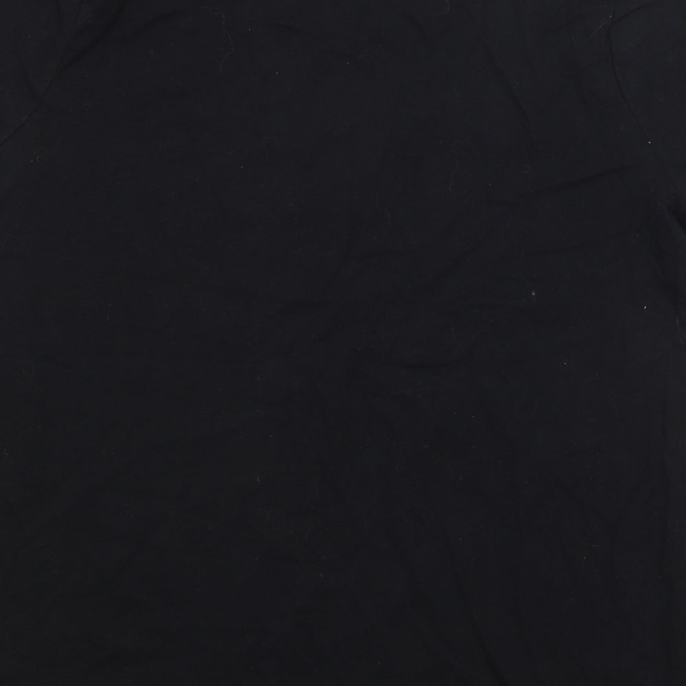 George Womens Black   Basic T-Shirt Size 16
