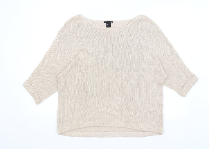 H&M Womens Pink   Pullover Jumper Size M