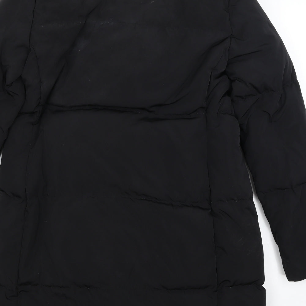 Joules Womens Black   Puffer Jacket Coat Size 12