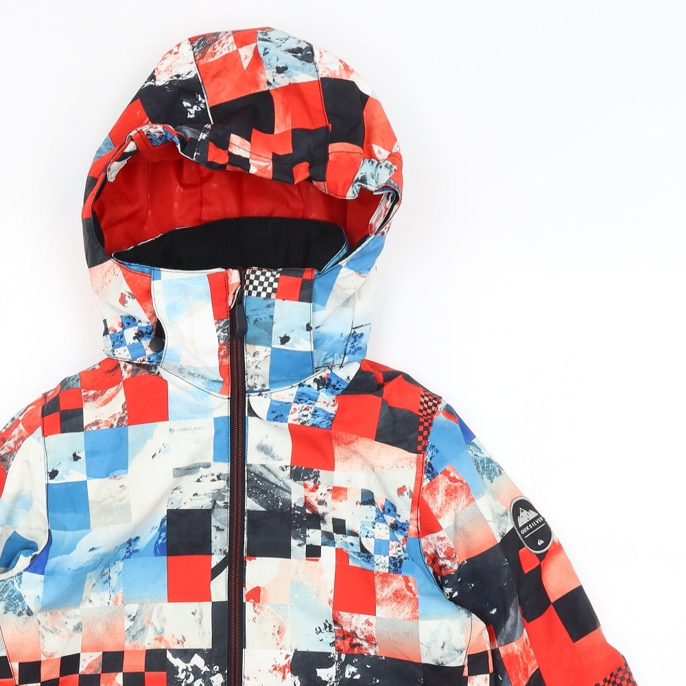 Quicksilver Boys Blue   Ski Jacket Coat Size 10 Years