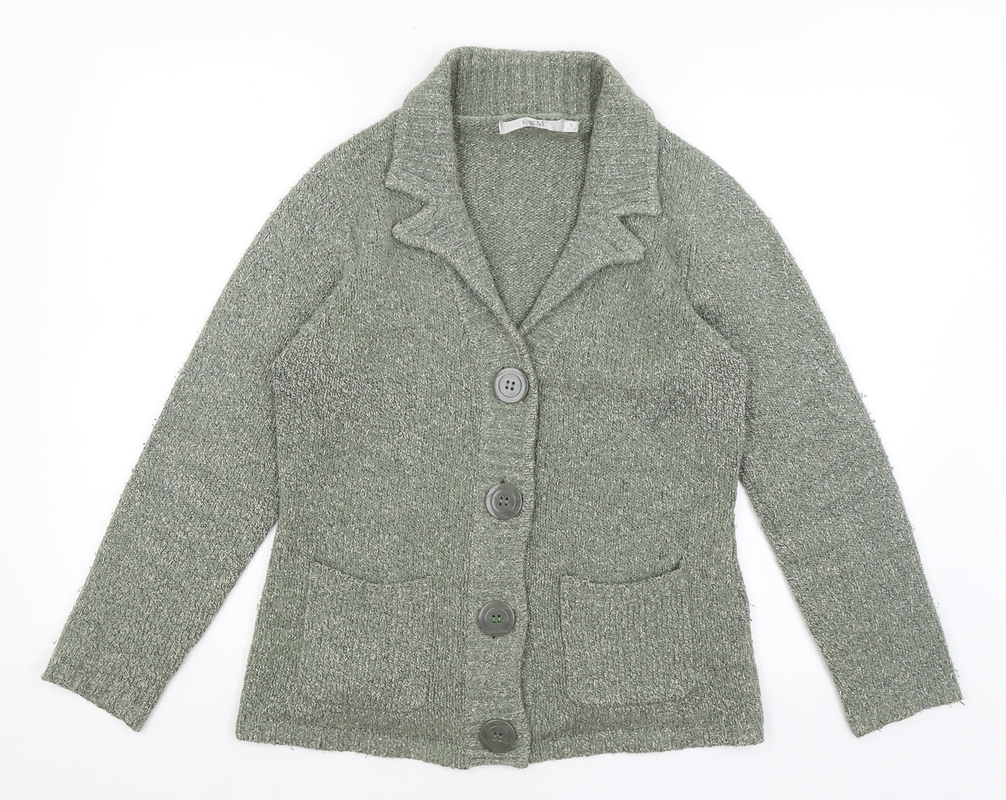 EWM Womens Green   Cardigan Jumper Size S