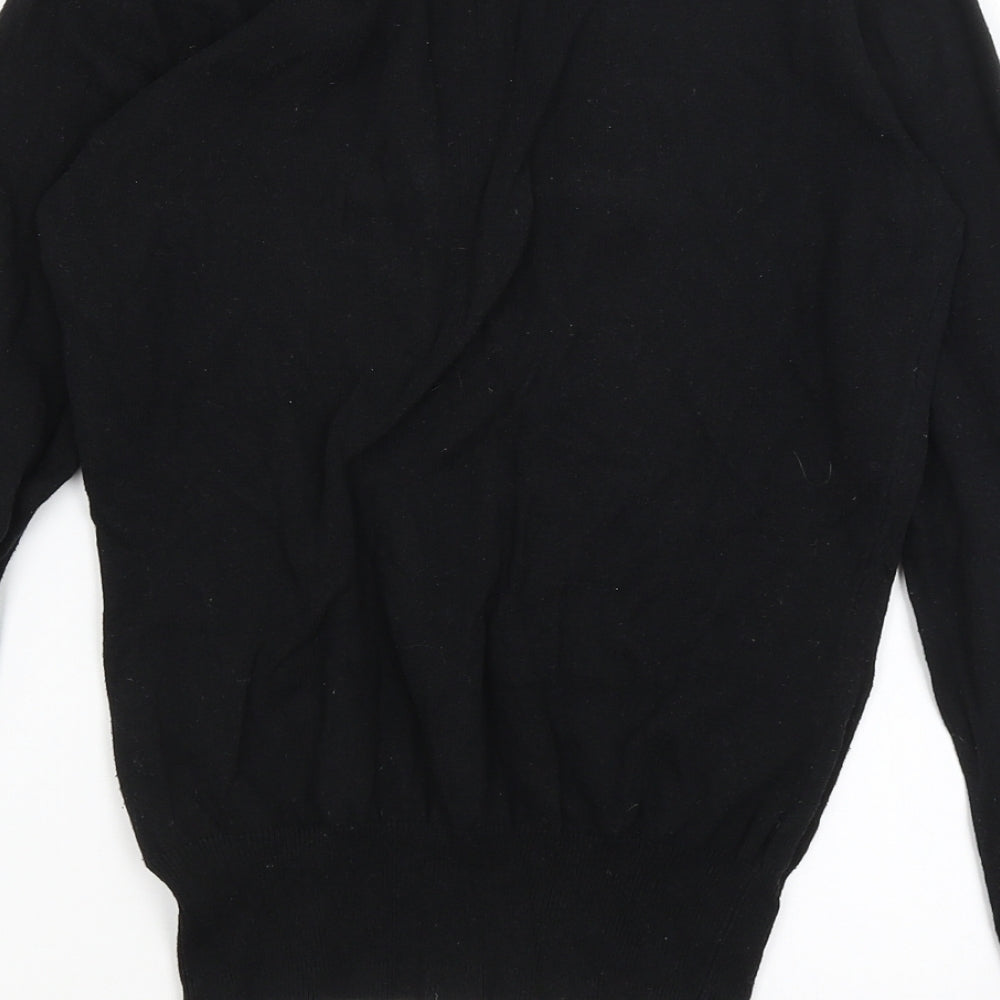 New Look Womens Black   Pullover Jumper Size 10  - Owl