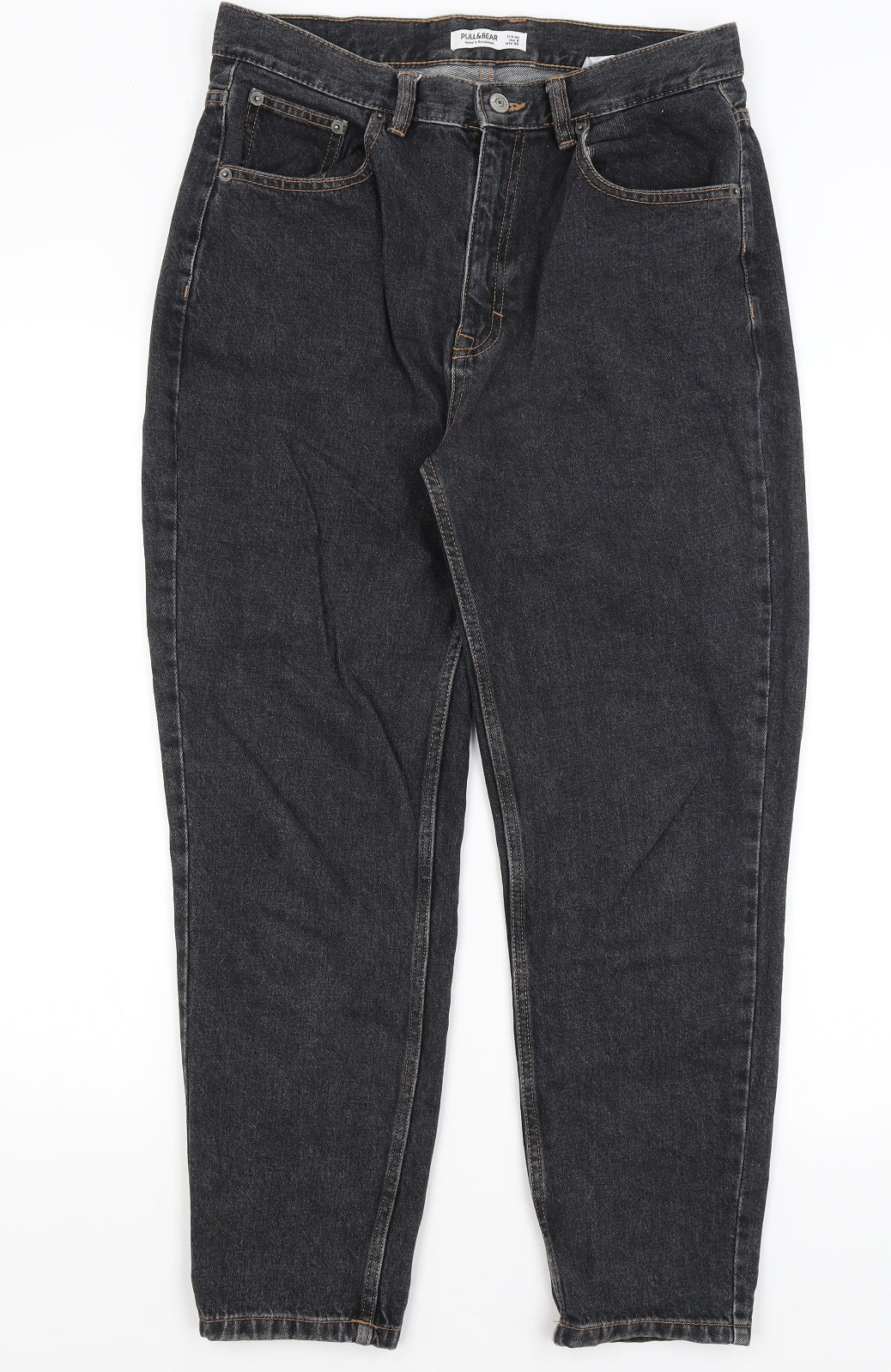 Pull & Bear Womens Grey   Mom Jeans Size 12 L27 in