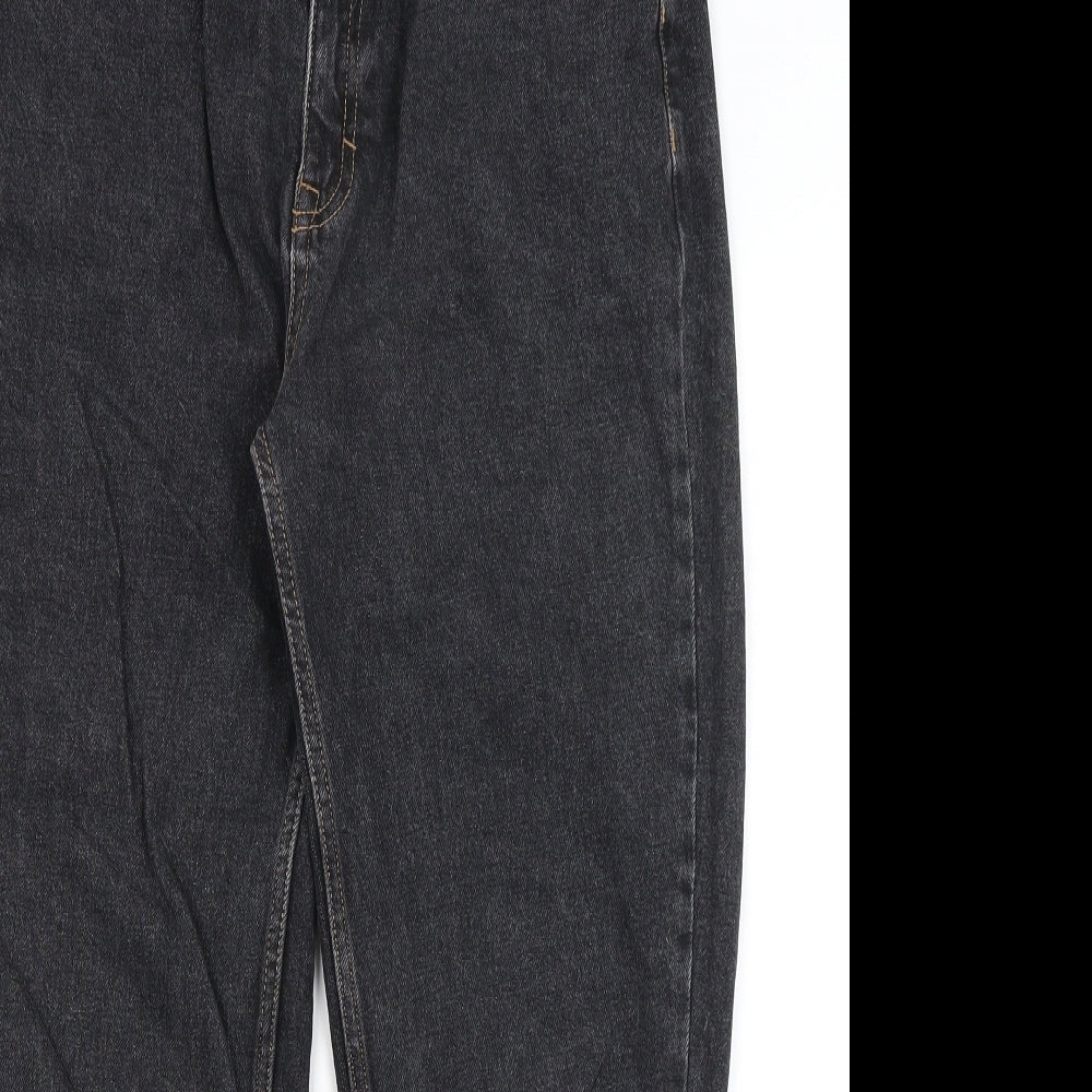 Pull & Bear Womens Grey   Mom Jeans Size 12 L27 in