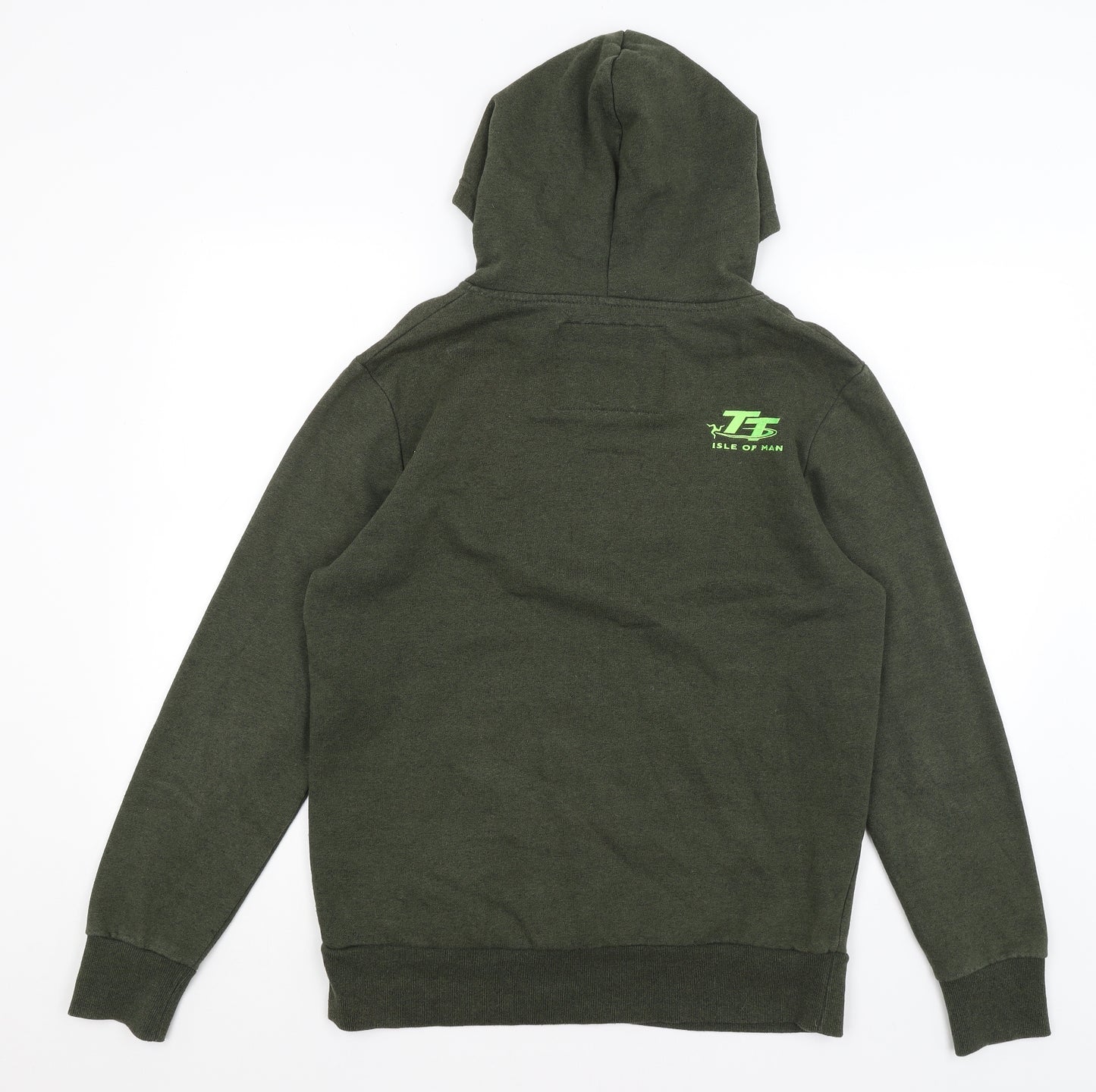 Isle of Man Mens Green   Pullover Hoodie Size M