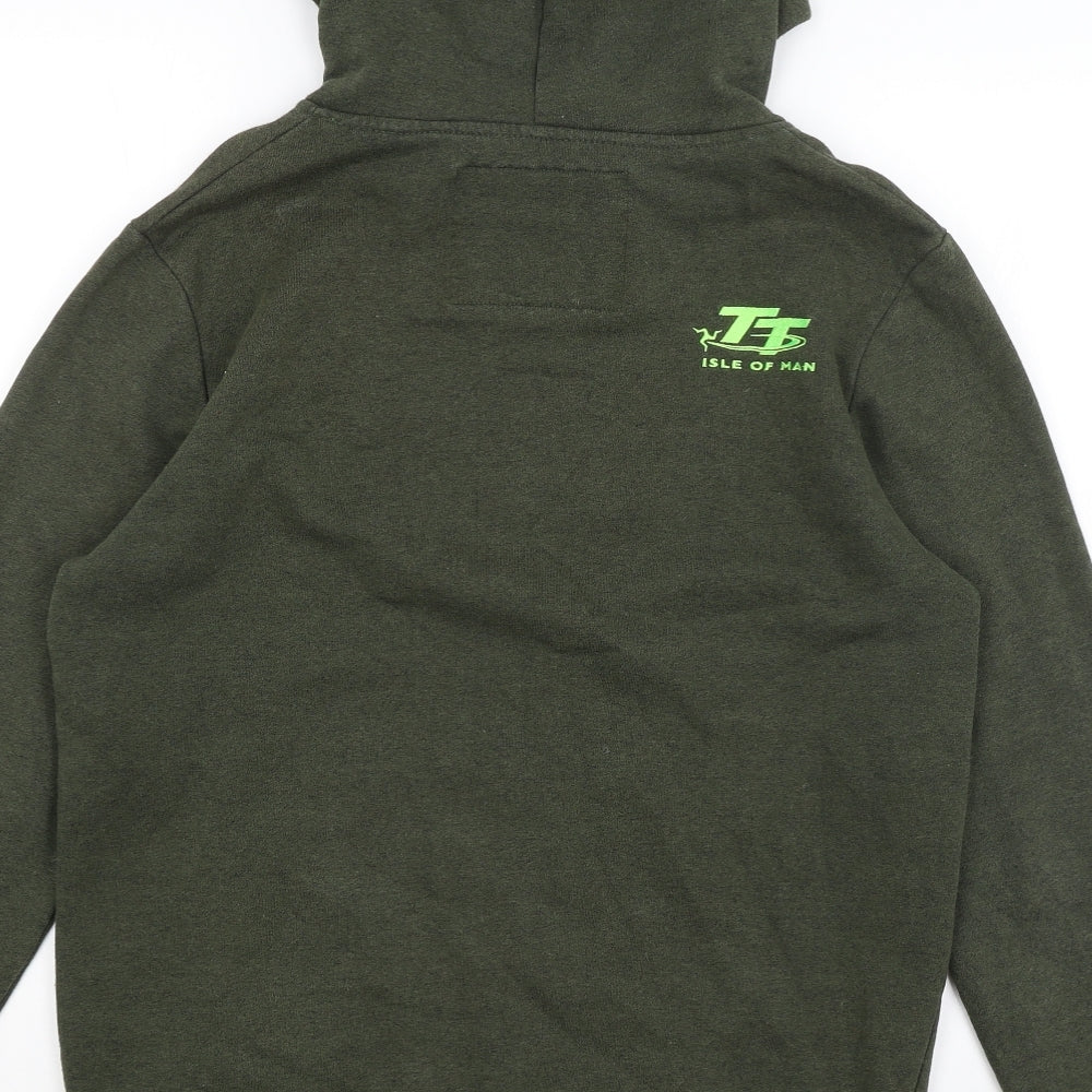 Isle of Man Mens Green   Pullover Hoodie Size M