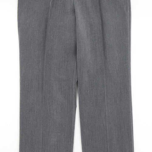 BM Womens Grey   Trousers  Size 12 L28.5 in