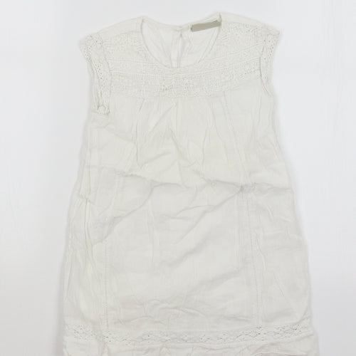 NEXT Girls White   A-Line  Size 4 Years