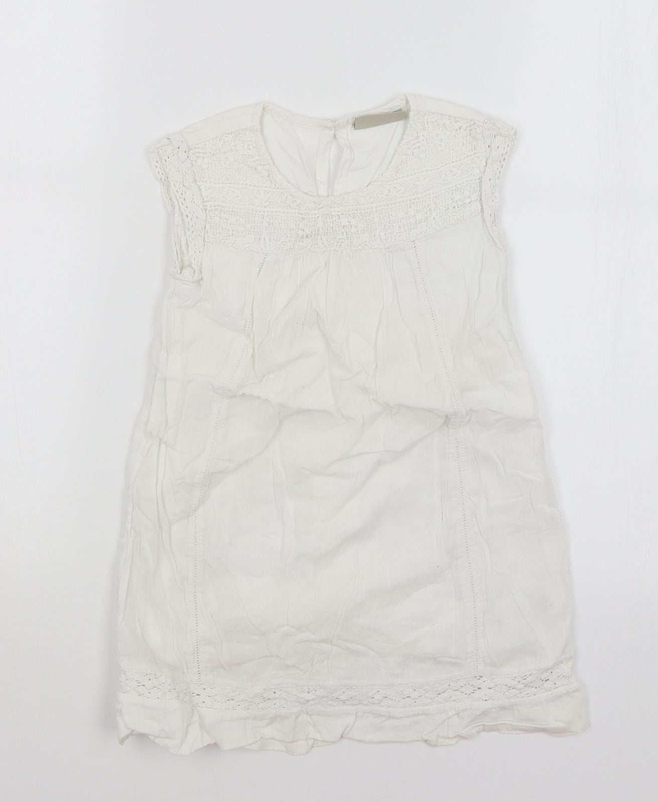 NEXT Girls White   A-Line  Size 4 Years