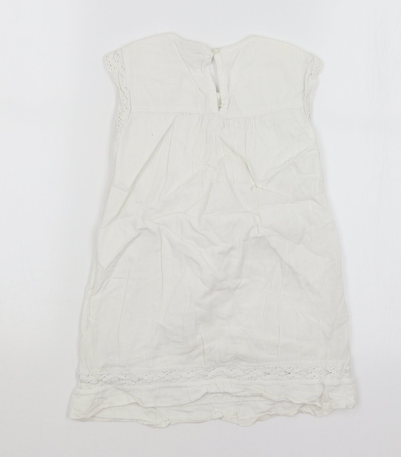 NEXT Girls White   A-Line  Size 4 Years