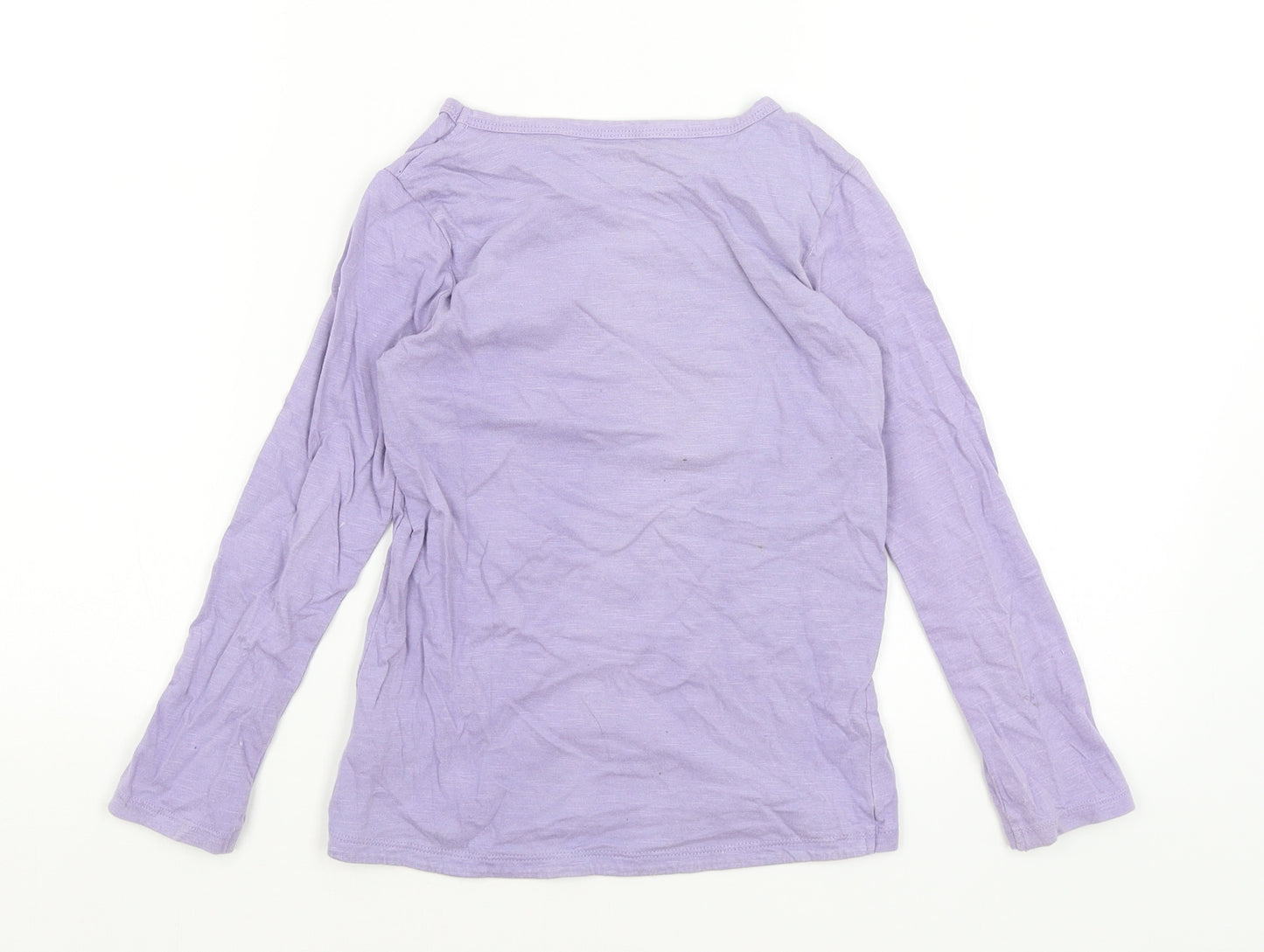 NEXT Girls Purple   Basic T-Shirt Size 6 Years  - Shopkins