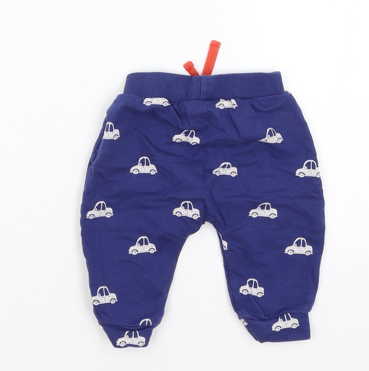 Blue Zoo Baby Blue   Jogger Trousers Size 3-6 Months  - Cars