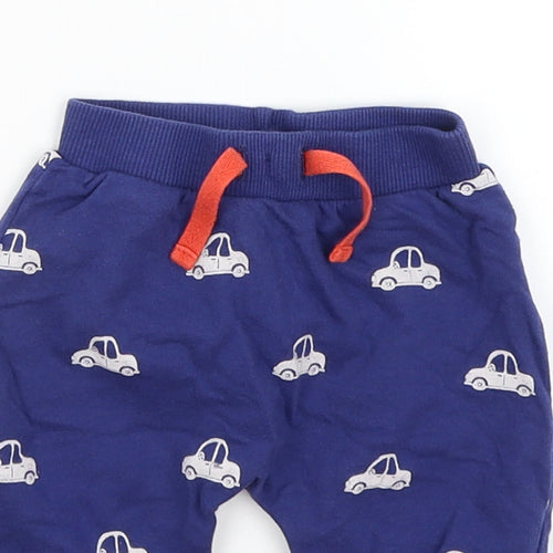Blue Zoo Baby Blue   Jogger Trousers Size 3-6 Months  - Cars