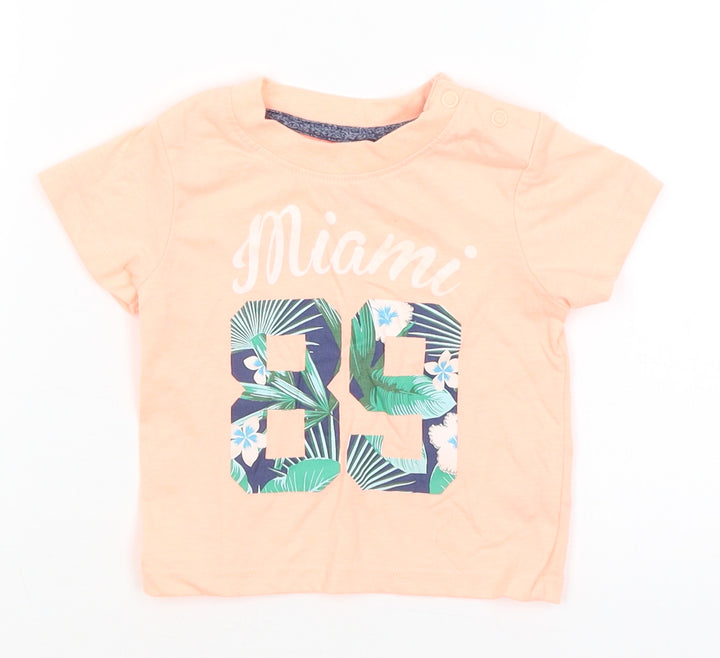 Early Days Baby Pink   Basic T-Shirt Size 6-9 Months  - Miami