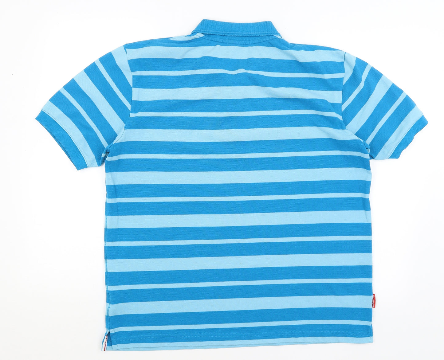 Slazenger Mens Blue Striped   Polo Size L