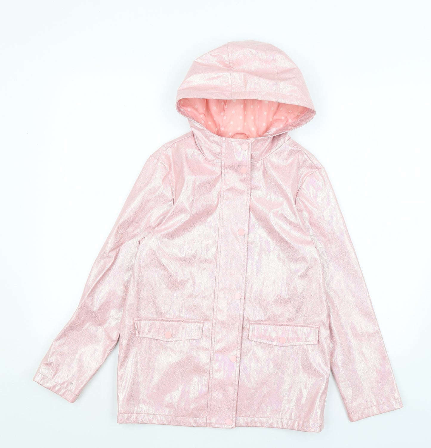 Primark Girls Pink   Rain Coat Coat Size 11-12 Years