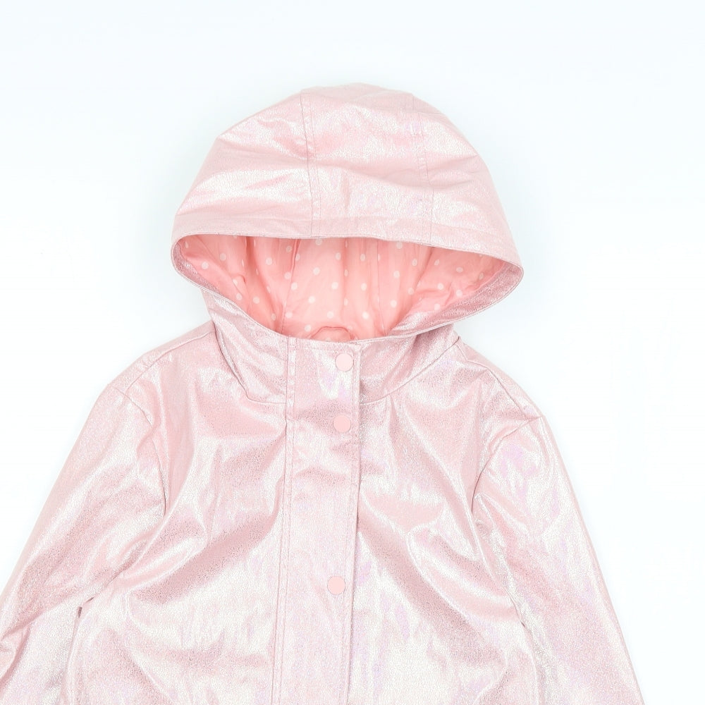 Primark Girls Pink   Rain Coat Coat Size 11-12 Years