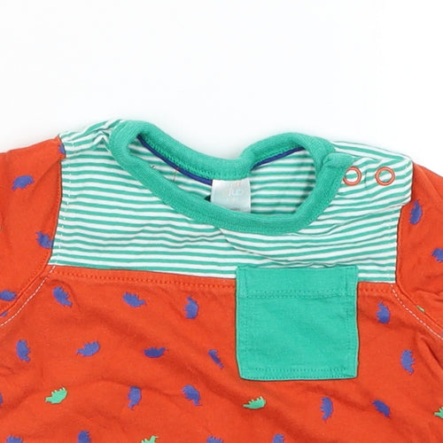 Mini Club Baby Red Striped  Basic T-Shirt Size 3-6 Months  - Rhinos