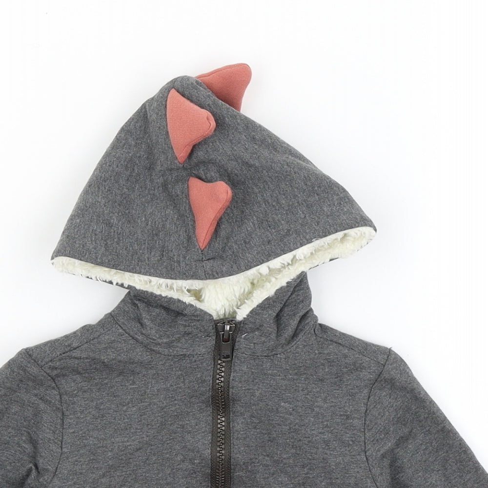 Tommy Bahama Baby Grey   Full Zip Jumper Size 9-12 Months