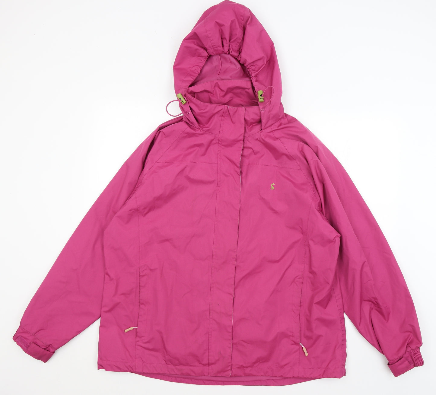 Joules Womens Pink   Rain Coat Coat Size 18