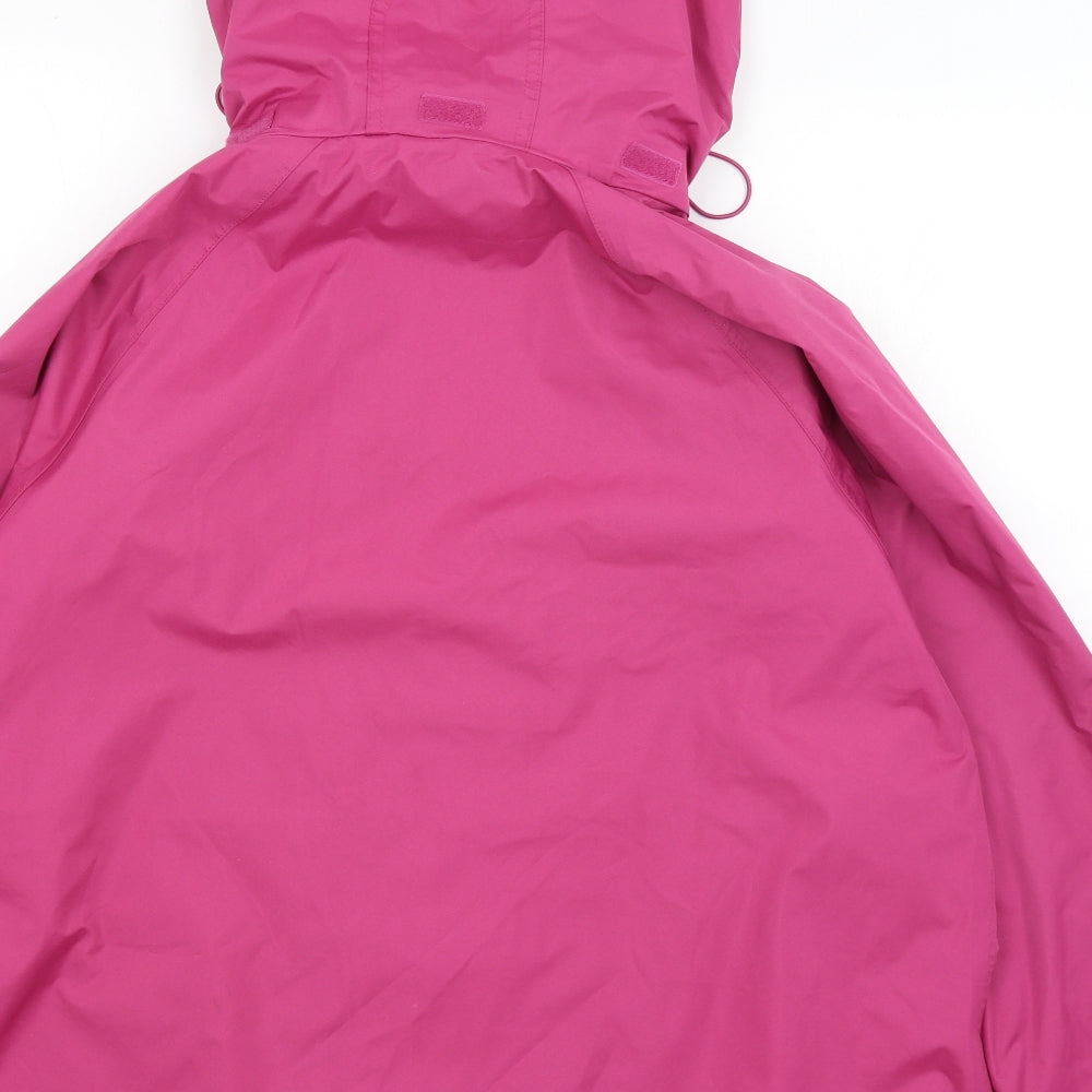 Joules Womens Pink   Rain Coat Coat Size 18