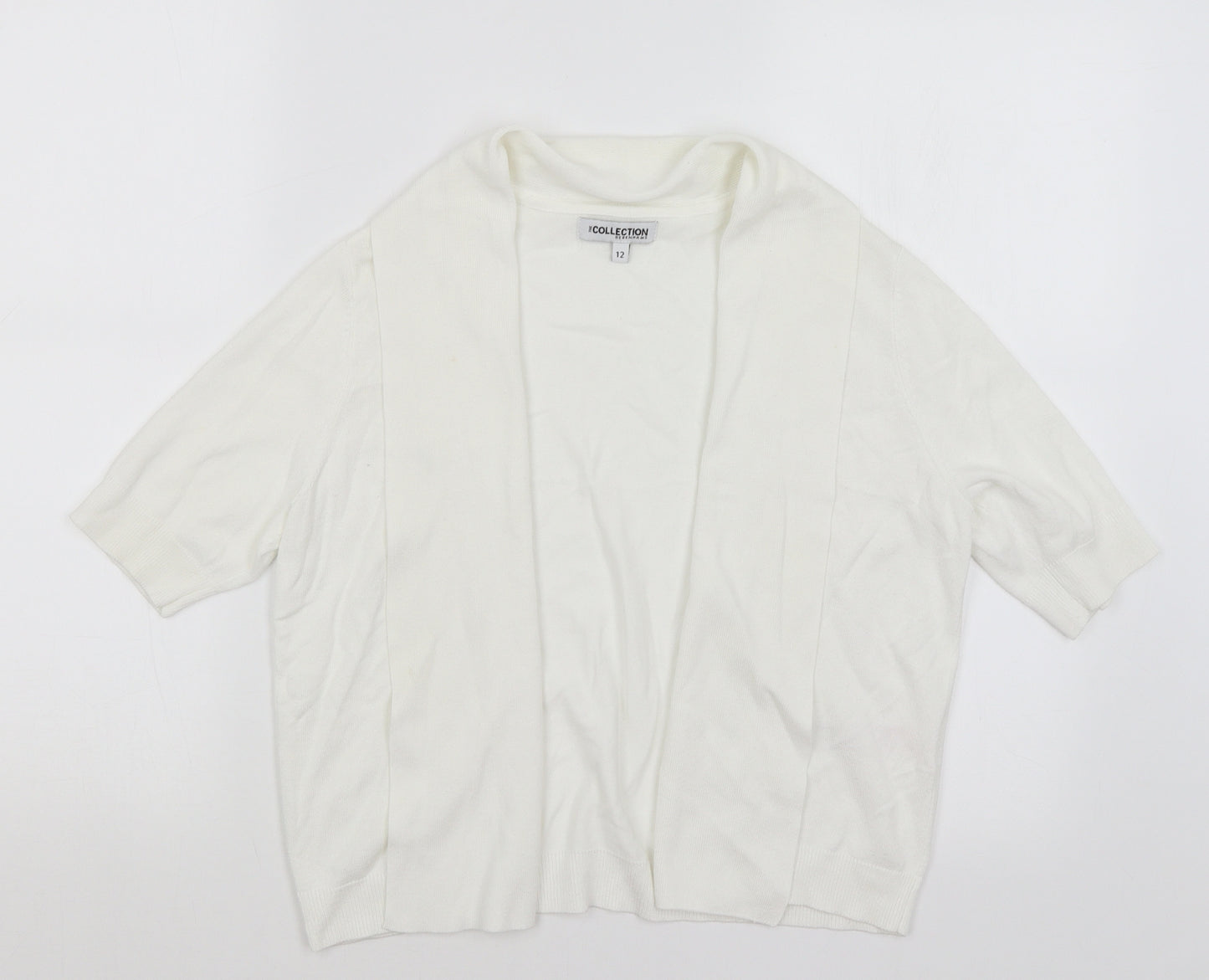 Collection Womens White   Cardigan Jumper Size 12