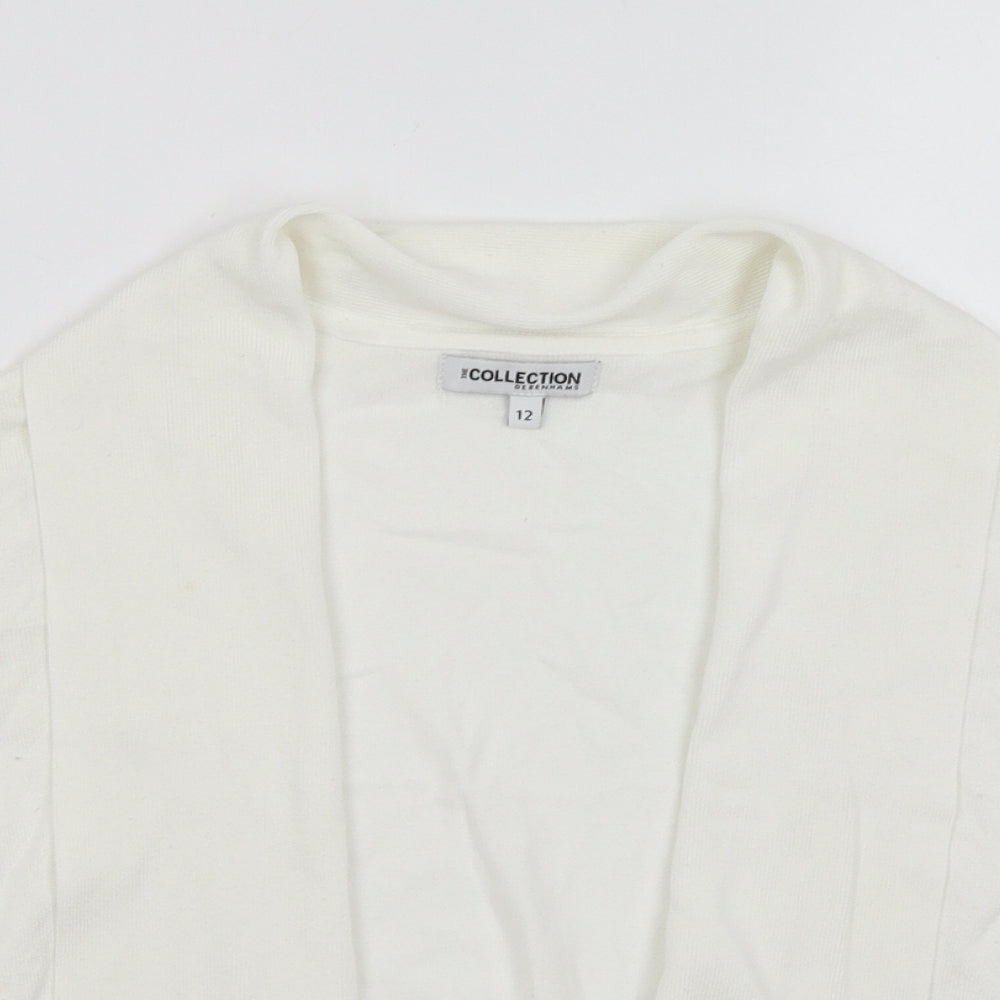 Collection Womens White   Cardigan Jumper Size 12