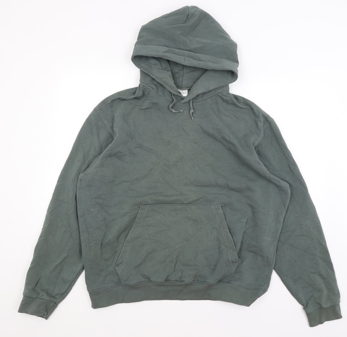B&C Collection Mens Green   Pullover Hoodie Size XL