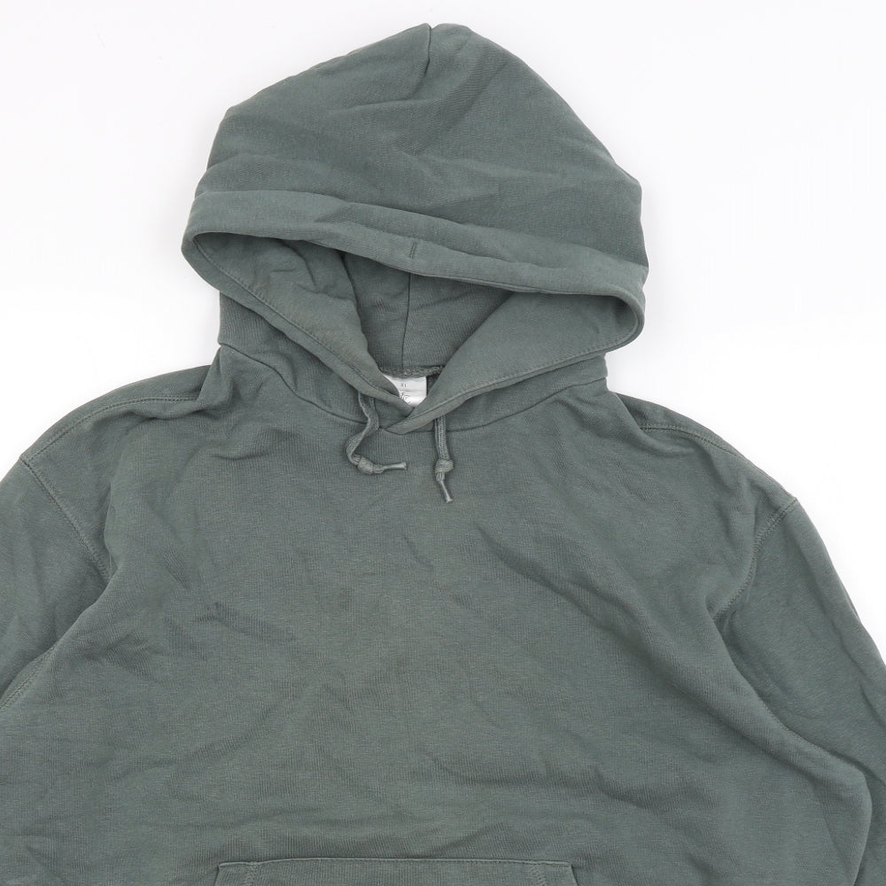 B&C Collection Mens Green   Pullover Hoodie Size XL