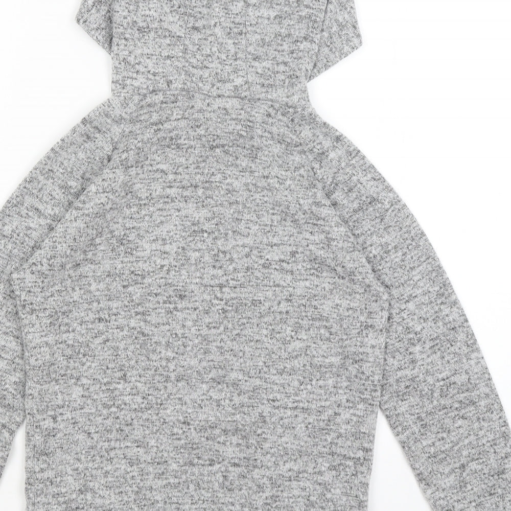 Miss E-vie Girls Grey   Pullover Hoodie Size 9-10 Years