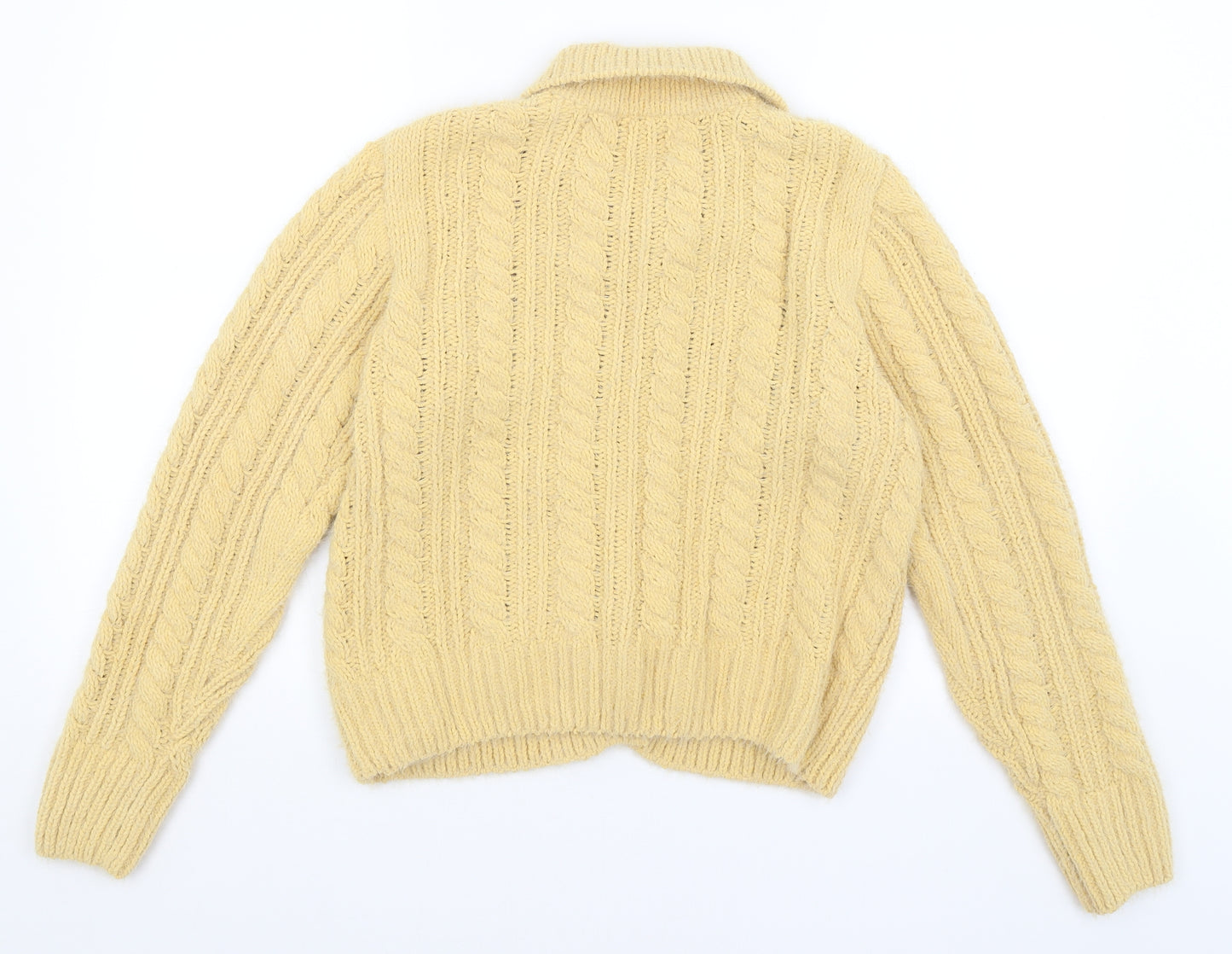 Primark Womens Yellow   Cardigan Jumper Size M